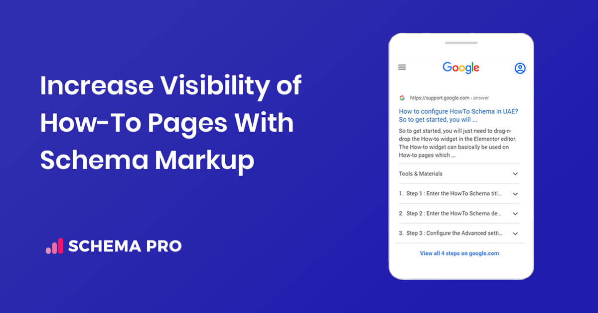 Increase visibility how-to pages