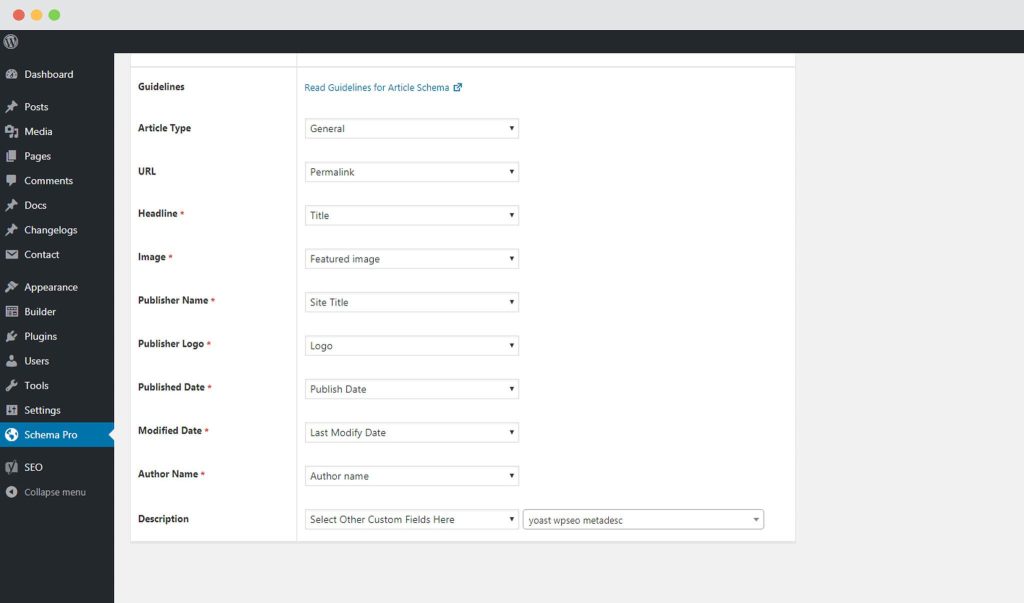 Yoast meta description